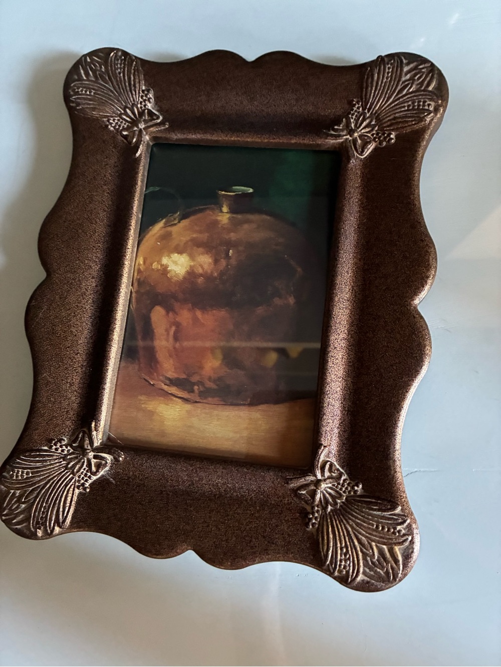 Vintage Decorative Bronze Tone Photo Frame - Home Accents 4 x 6
